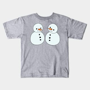 Snowman friends Kids T-Shirt